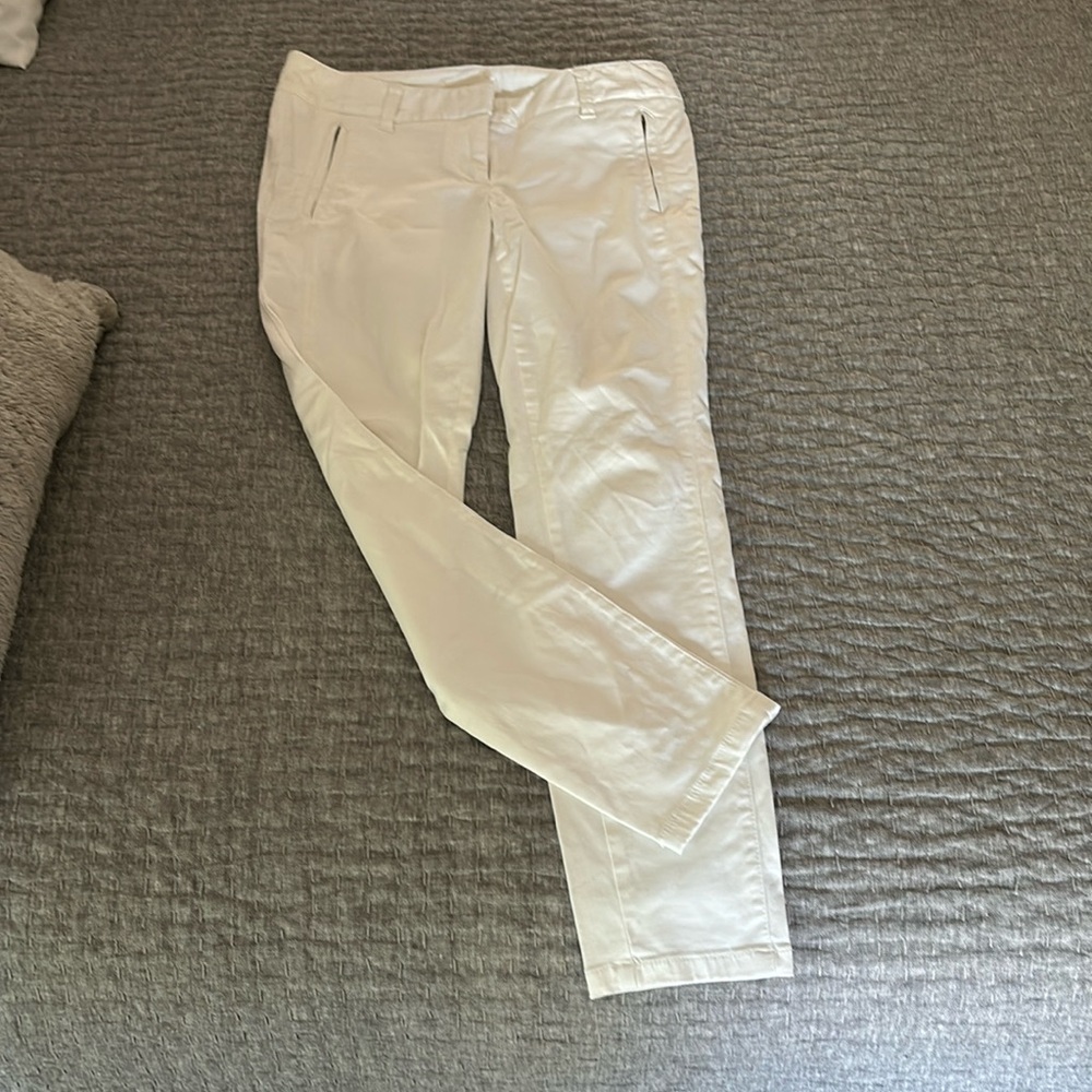 LOFT • Ivory Marisa Skinny Ankle